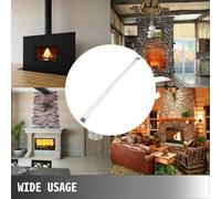Chimney Flue Sweep Whip Cleaner Tools with 10FT Flexible Nylon Rods for Fireplace Cleaning Designed to Navigate Bends and Angles with Ease