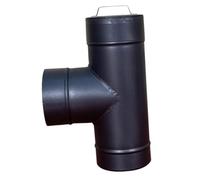 Chimney Pipe Three Way Joint Fireplace Stove Pipe for Outdoor Furnace Burner