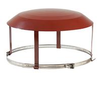 Chimney Pot Cap Capping Vent Cowl Colt Econolid disused Chimney. Strap Fix