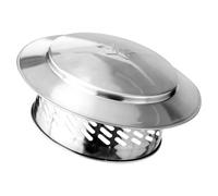 Chimney Rain Cap - Stainless Steel Vent Exhaust Cover, Chimneys Flue Cowl Pipe Covers Protector | Multi Functional Exhausts Port Coverr for Ventilation Hoods Outdoor Weather Protection