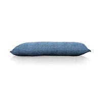 Chimney Sheep Organic Cotton Door Draught Excluder (Blue) | Organic Cotton Outer, Herdwick Wool Filled, 89cm Long and 15cm Across So It Holds the Gap, Made in the UK