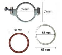 Chimney Smoke Exhaust Clamping Plate Kit Stove S3002 New Type Truma 110 3003.036