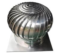 Chimney Spinner Cowl Stainless Steel, Roof Ventilator 304 Stainless Steel Exhaust Cap(400mm)