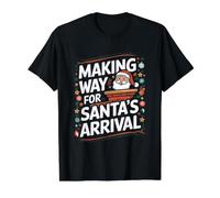 Chimney Sweep Christmas Chimney Sweeper Santa Value Graphic T-Shirt, Men, Black, S