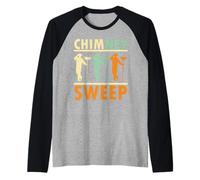 Chimney Sweep Job Profession Career Chimney Whisperer Raglan Baseball Tee