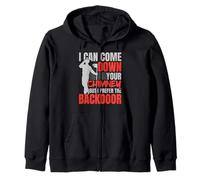 Chimney Sweep Job Profession Career Chimney Whisperer Zip Hoodie