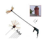 Chimney Sweep Set, 12 m, Extendable Brush, Stove Cleaning Tool with Brush Head, Nylon Rods for Pellet Stove, Chimney Cleaning Set (6 m)