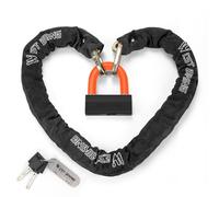 CHIMONA Heavy Duty High Security Anti-Theft Chain Lock, 120 cm, 12 mm, Black, Pin Tumbler, Cut Resistant, Bicycle, Motorcycle, E-Bike Lock