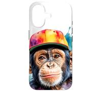Chimp Snapback Cap Chimpanzee Monkey Funny Art Print Graphic Case for iPhone 17