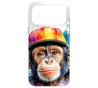 Chimp Snapback Cap Chimpanzee Monkey Funny Art Print Graphic Case for iPhone 17 Pro Max