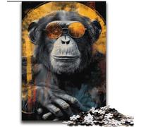 Chimpanzee Adult Jigsaw Puzzles 2000 Pieces, for Age 14+ Game Wall Decoration Unique Gifts for Birthday And Christmas (70x100cm)