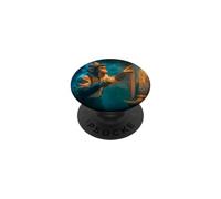 Chimpanzee Artist Painting Monkey Art Ape Painter PopSockets Adhesive PopGrip
