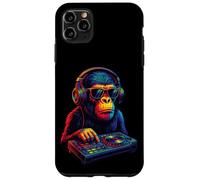Chimpanzee DJ Vaporwave Festival Mixing Electric Beat Bonobo Case for iPhone 11 Pro Max