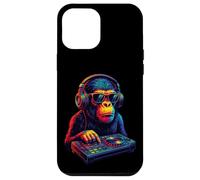 Chimpanzee DJ Vaporwave Festival Mixing Electric Beat Bonobo Case for iPhone 12 Pro Max