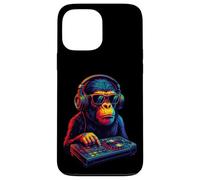 Chimpanzee DJ Vaporwave Festival Mixing Electric Beat Bonobo Case for iPhone 13 Pro Max