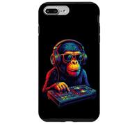 Chimpanzee DJ Vaporwave Festival Mixing Electric Beat Bonobo Case for iPhone 7 Plus/8 Plus