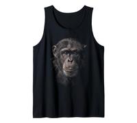 Chimpanzee Face Ape Savannah Wildlife Nature Chimp Tank Top
