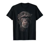 Chimpanzee Face Ape Savannah Wildlife Nature Chimp Value Graphic T-Shirt