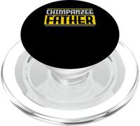 Chimpanzee Father Chimp Monkey Lover Ape Best Dad Ever PopSockets PopGrip for MagSafe