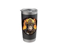 Chimpanzee Fire Brigade Stainless Steel Insulated Tumbler