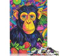 Chimpanzee Jungle Puzzle 1000 Piece Adult Jigsaw Puzzle Puzzle for Adults Jigsaw Puzzles for Adults 1000pcs (75x50cm)