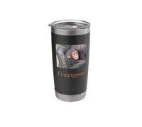 Chimpanzee Shirt Endangered Chimpanzee Stainless Steel Insulated Tumbler