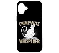 Chimpanzee Whisperer Chimp Monkey Lover Ape Chimpanzee Case for iPhone 16 Plus