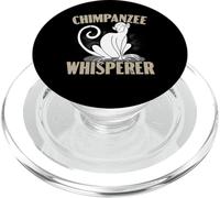 Chimpanzee Whisperer Chimp Monkey Lover Ape Chimpanzee PopSockets PopGrip for MagSafe