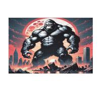 Chimpanzees 1000 Piece Jigsaw Puzzle- Brain Teaser Game for Adults & Children - Educational Activities Wooden Jigsaws （75×50cm）