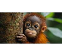 Chimpanzees Diamond Art, Pattern Animal Diamond Painting Kits for Adults 5D DIY Full Round Drill Gem Crystal Art Kits Crafts for Adults Beginner for Home Decor, Room Decor, Gifts 40 * 80cm -bby260389