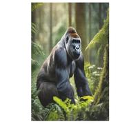 Chimpanzees Jigsaw Puzzles for Adults 1000 Piece for Kids Woodenboard Puzzle Family Decoration （78×53cm）