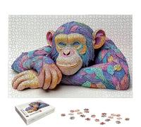 Chimpanzees Jigsaw Puzzles for Adults 3000, 3000 Piece Jigsaw Puzzles for Adults, Animal Jigsaws with Exquisite Packaging Box, Impossible Puzzle for Home Decor, Gifts for Women, Gifts for Men, -6035