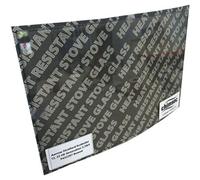 Chimsoc Replacement Stove Glass - Aarrow Stratford Ecoboiler 12,25 He Generation 2,3 & 4 (432mm X 287mm Bowed)