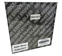 Chimsoc Replacement Stove Glass - AGA Wren (284mm x 282mm Arched Top)