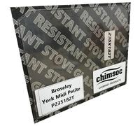 Chimsoc Replacement Stove Glass - Broseley York Midi Petite (235mm x 182mm Cut Corners)
