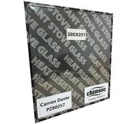 Chimsoc Replacement Stove Glass - Carron Dante (280mm x 257mm Rectangular)