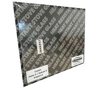 Chimsoc Replacement Stove Glass - Castec Juno 5 / Vulcan 8 (364mm x 313mm Rectangular)