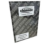 Chimsoc Replacement Stove Glass - Charnwood Firefront/LA (260mm x 172mm Rectangular)