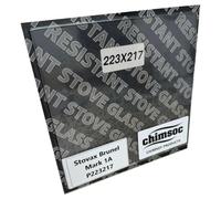 Chimsoc Replacement Stove Glass - Stovax Brunel Mark 1A (223mm x 217mm Rectangular)