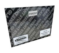 Chimsoc Replacement Stove Glass - Stovax Huntingdon 25 (316mm x 224mm Arched Top)