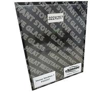 Chimsoc Replacement Stove Glass - Stovax Stockton 7 / Milner Inset (322mm x 257mm Rectangular)