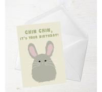 Chin Chin, It's Your Birthday! Greetings Card - Standard Card