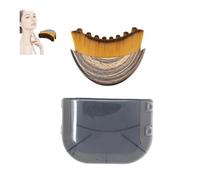 Chin & Jawline Sculpting Dry Brushing Face Brush Lymphatic Contour Face Brush Lymphatic Drainage Massager Ergonomical Design Fit The Skin Precisely Relieve Fatigue Facial Cleaning (1 Set)