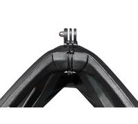 Chin Mount for Fox ProFrame RS Helmet GoPro & DJI Osmo Action BLACK | Includes Cable Ties, Multiple Colours, 3 Prong Compatible, Secure Fit, Lightweight Mount