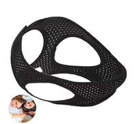 Chin Strap for Sleeping, Chin Straps, Jaw Strap for Sleeping, Anti Snoring Chin Strap, Breathable Anti-Snoring Material Reduce Snoring, for Men Women Kids (Black)
