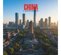 China 2026 Calendar: Scenic Monthly Views of Mountain Valleys, River Landscapes • U.S. Holidays with Notes | 8.5 × 8.5 in