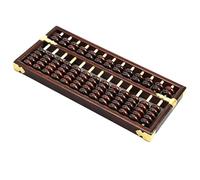 China abacus,Wooden Chinese Abacus - Digital Counting Frame for Elementary School, Kindergarten Math, Mental Arithmetic (Solid Wood, Standard Size)