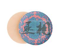 China Ancient Official Dark Blue Pattern Air Cushion Makeup Foundation Sponge Powder Puff
