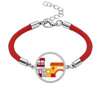China Architecture Chinese Pattern Lucky Red String Bracelet Rope Bracelet Handmade