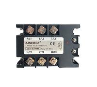 China BrandThree Phase JGX-3 4840AA/DA Solid State Relay with for 3phase SSR Heat Sink 40A Input 3-32VDC 90-280VAC 24-480AAC